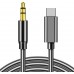 AUX audio kabel - 3,5 mm i USB-C