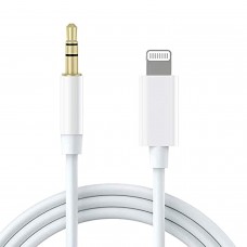 AUX audio kabel -  3,5mm i Lightning